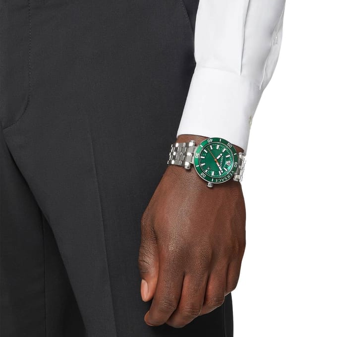 Versace VE2I00521 horloge mannen - Roestvrij Staal - zwart