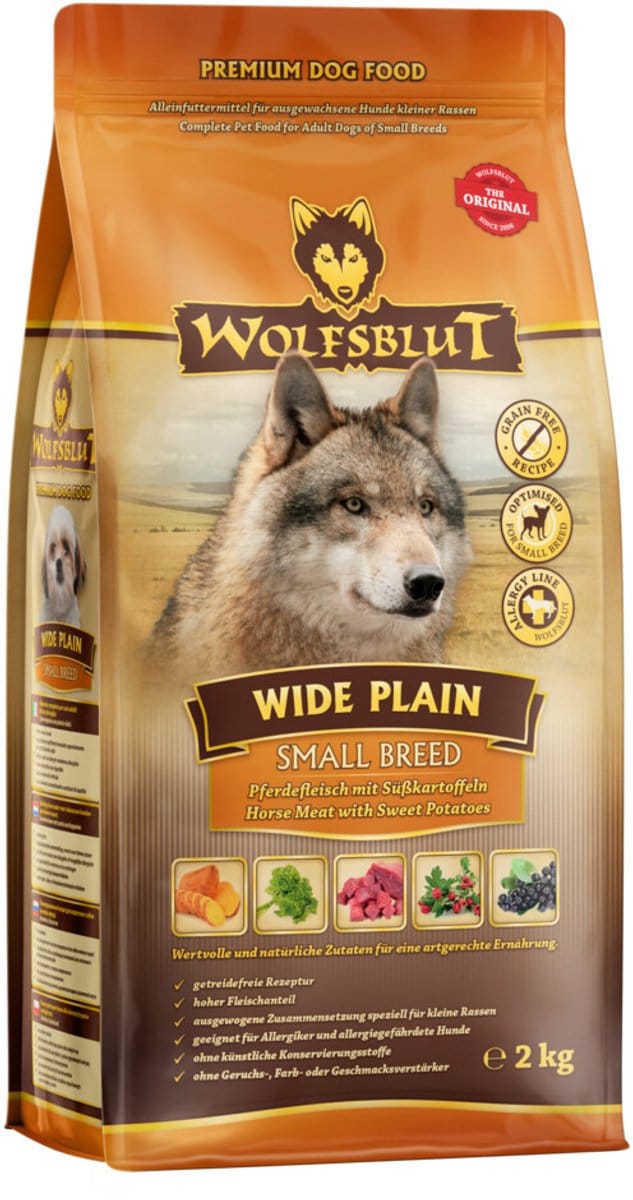 Wolfsblut Wide Plain S-breed - 3 x 2 kg - Voordeelverpakking