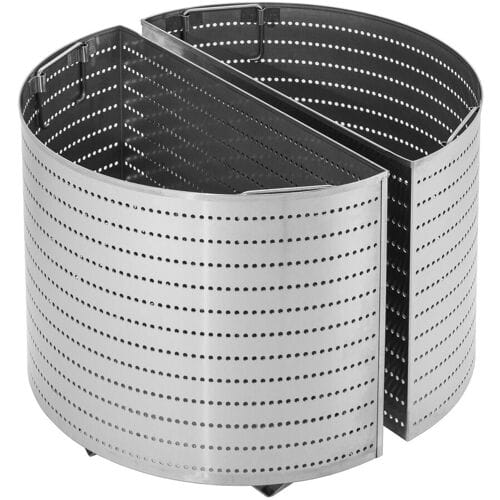 GGM Gastro (2 stuks) 1/2 mand voor kookketel - 150 Liter zilver