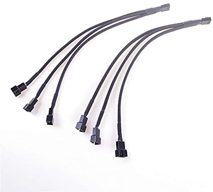 27 cm PWM ventilatorkabel adapter 1 tot 3 converter voor PC
