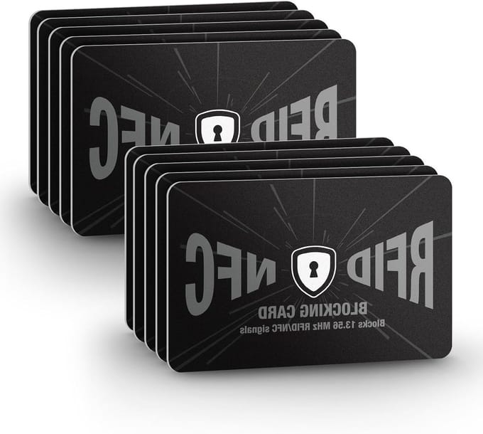 RFID Blocking Kaarten Set van 10 - Bescherming tegen Diefstal, Veiligheid voor Pasjes, Ideaal voor Reizen