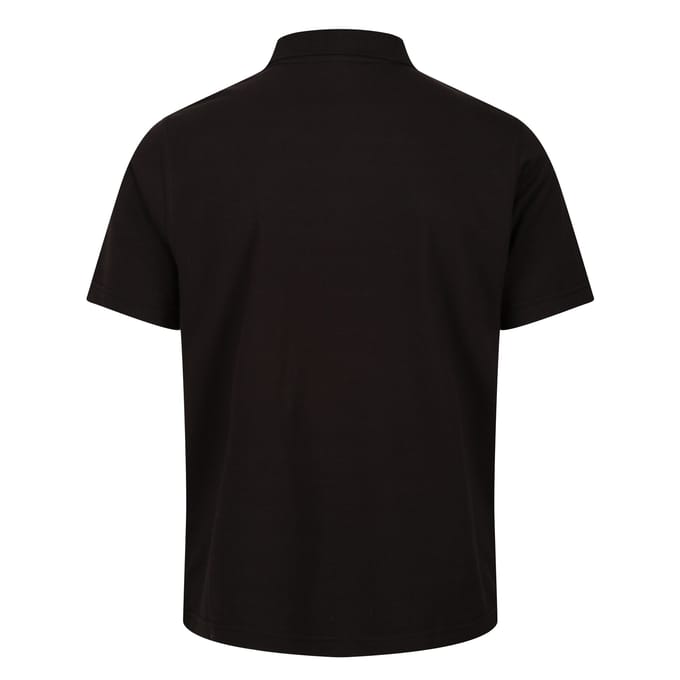 Regatta Heren Pro 65/35 Poloshirt met korte mouwen (Zwart)