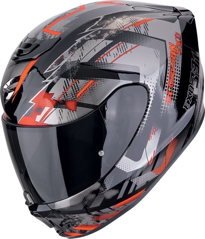 Scorpion Exo-391 Clutter black-red - Integraalhelm - Maat M - Motorhelm - ECE 22-06 gekeurd