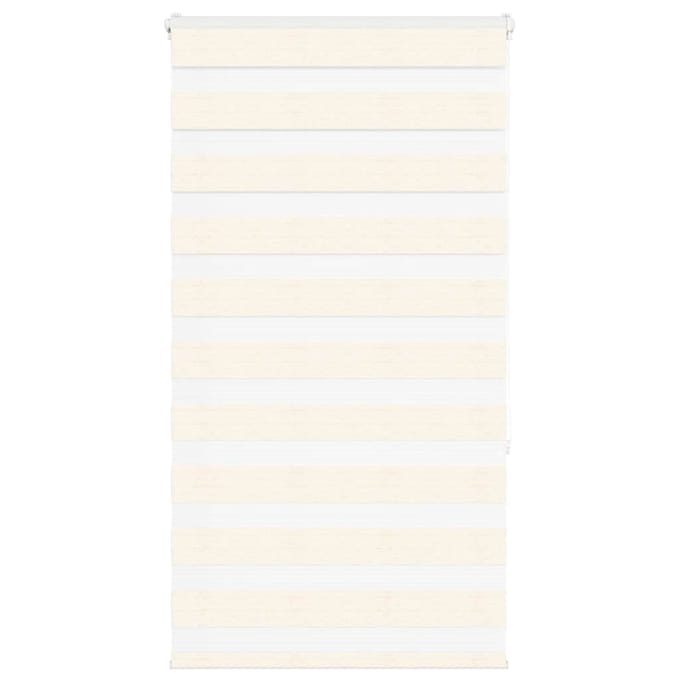 vidaXL - Zebra - rolgordijn - 90x150 - cm - stofbreedte - 85,9 - cm - marmerbeige