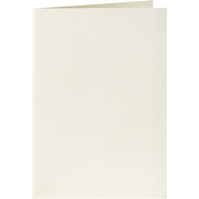 Correspondentiekaart Papicolor dubbel 105x148mm anjerwit pak à 6 stuks