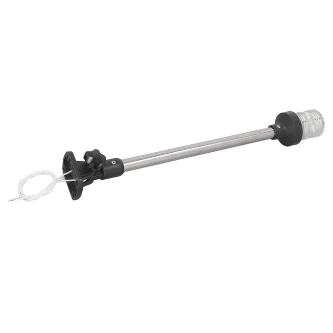 LED Anker Navigatielicht 18 Inch Marine Rondom Boot Hek Wit Licht 12 Of 24V 3W met 2 gray