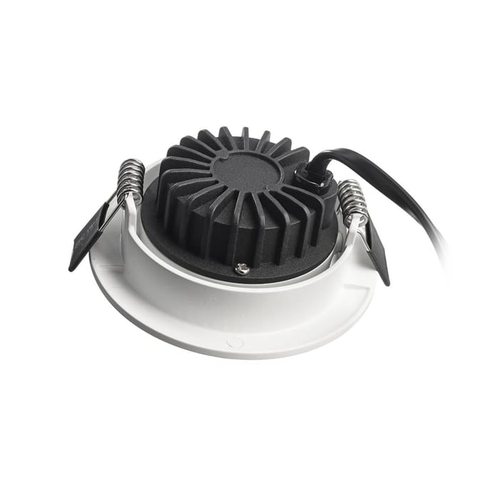 Deko-Light Plafond inbouwlamp Dione, IP44, wit, dimbaar tot warm