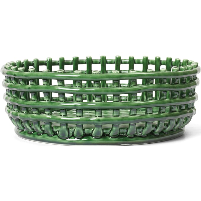 Ferm Living Ceramic Centrepiece - emerald green