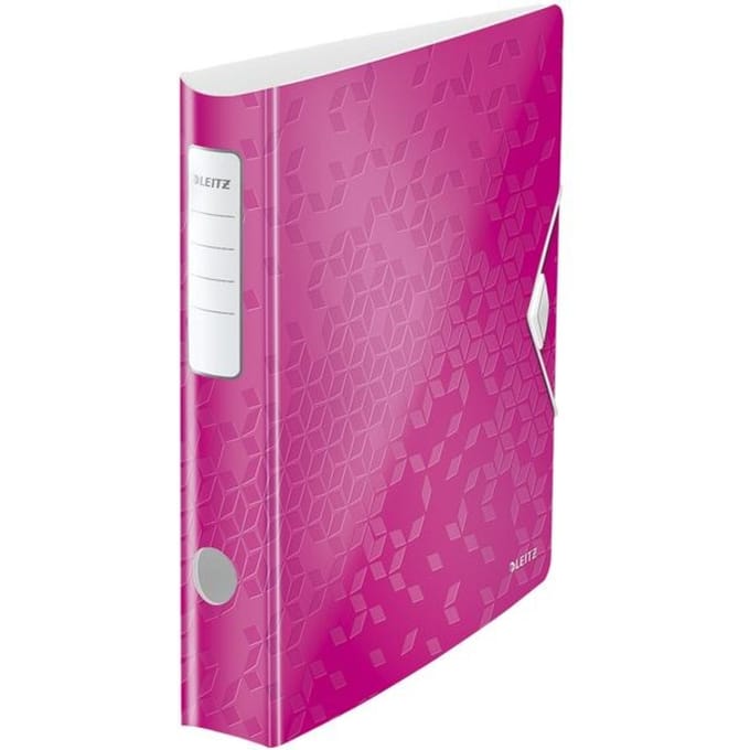 Leitz Active WOW Ordner - Capaciteit van 350 A4-Vel - Rugbreedte van 65mm - Roze