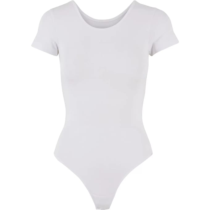 Urban Classics - Organic Stretch Jersey Bodysuit - XL - Wit