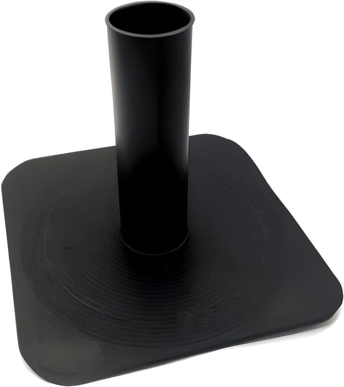 Dakgoot - Dakafvoer - Water Afvoeren - Robuuste PVC Constructie - DN 100 - Zwart