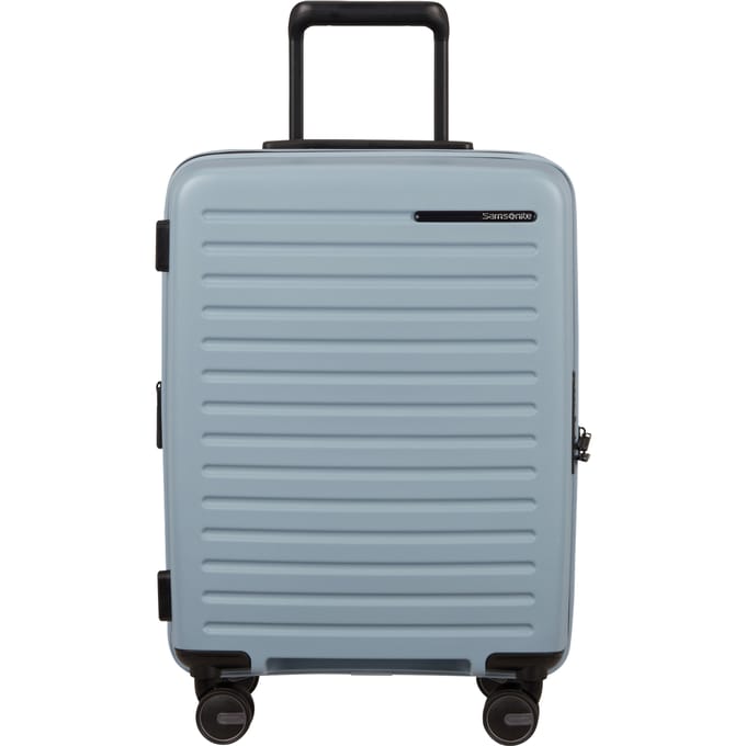 Samsonite koffer handbagage- Restackd spinner 55x20 x 40 cm - uitbreidbaar - TSA slot - Fog blue
