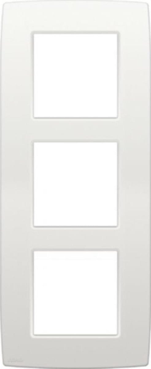 Niko - Afdekplaat drievoudig verticaal 60MM white - 101-76300