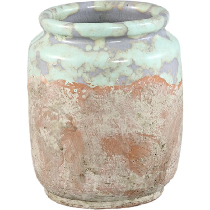 PTMD - Pot Breffni - Blauw - 17x17x20.5cm