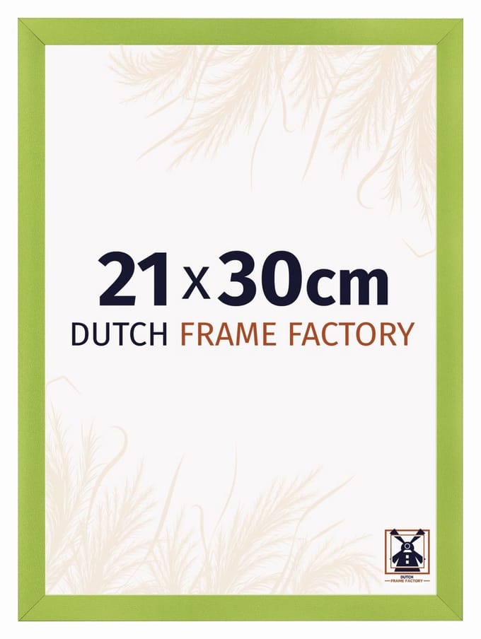 Fotolijst 21x30 cm - MDF - Groen - Praag