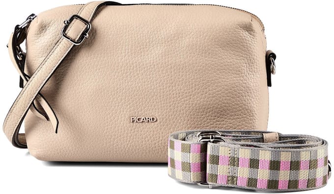 PICARD schoudertas Texel Crossbody Bag Mud beige