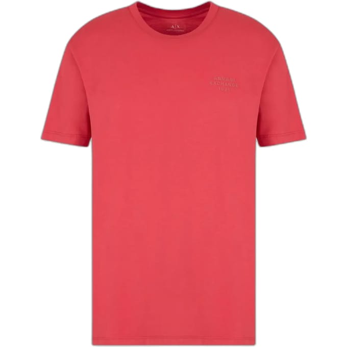 Short Sleeve Crew Neck Tee - Red Shirts