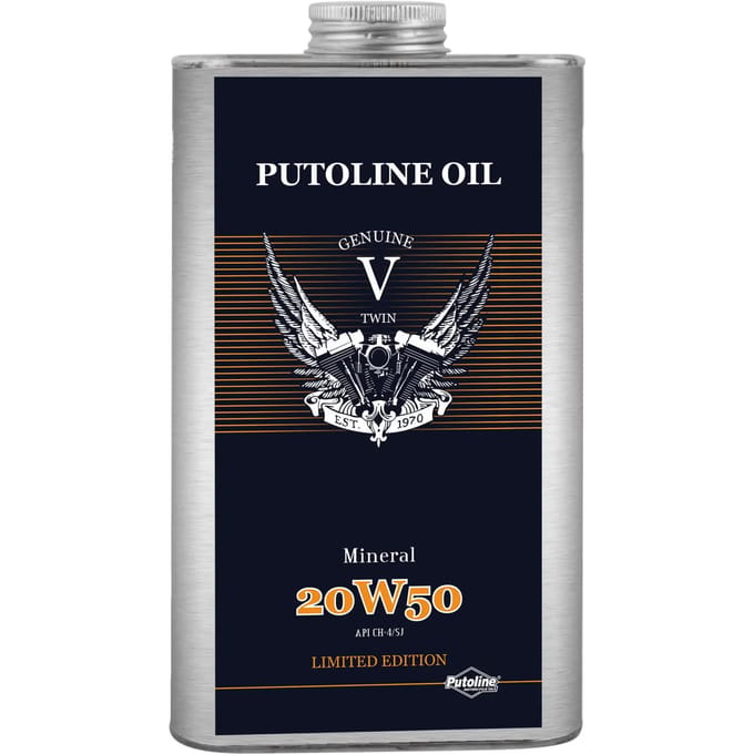 Putoline Genuine V-Twin Mineral 20W50 olie 4T 1 liter blik