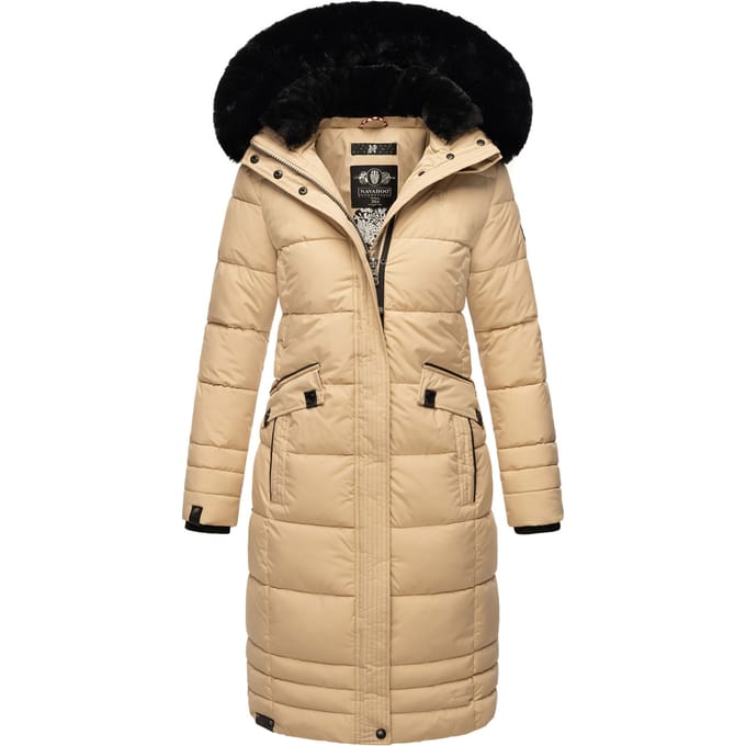 Navahoo Dames Winterjas Fahmiyaa – Lang, Warm & Functioneel met Capuchon