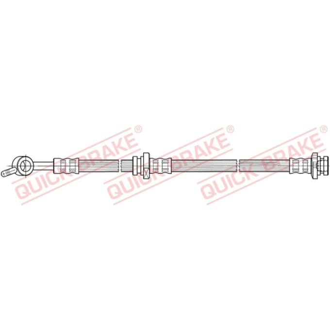 Remleiding QUICK BRAKE 50.806, links