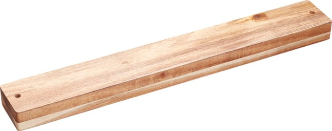 KC Blue Natural Elements Houten Magnetisch Messenrek - 45 x 6 x 3 centimeter - Acaciahout