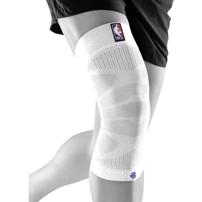 Bauerfeind NBA Sports Compression Support Kniebrace Wit