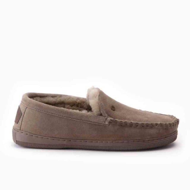 Pantoffels Warmbat grizzly men suede moss GRZ 4410