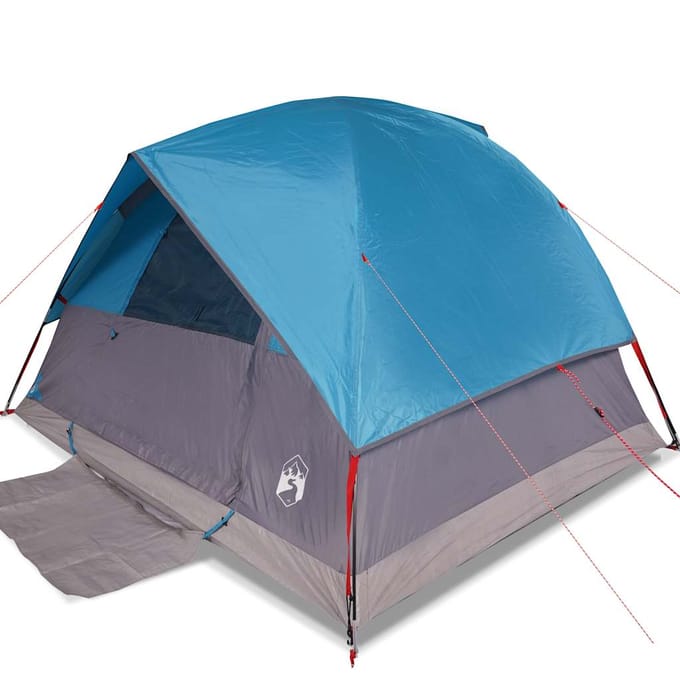 Vidaxl Gezinstent, Koepeltent, 6 Persoons, Blauw, Waterdicht