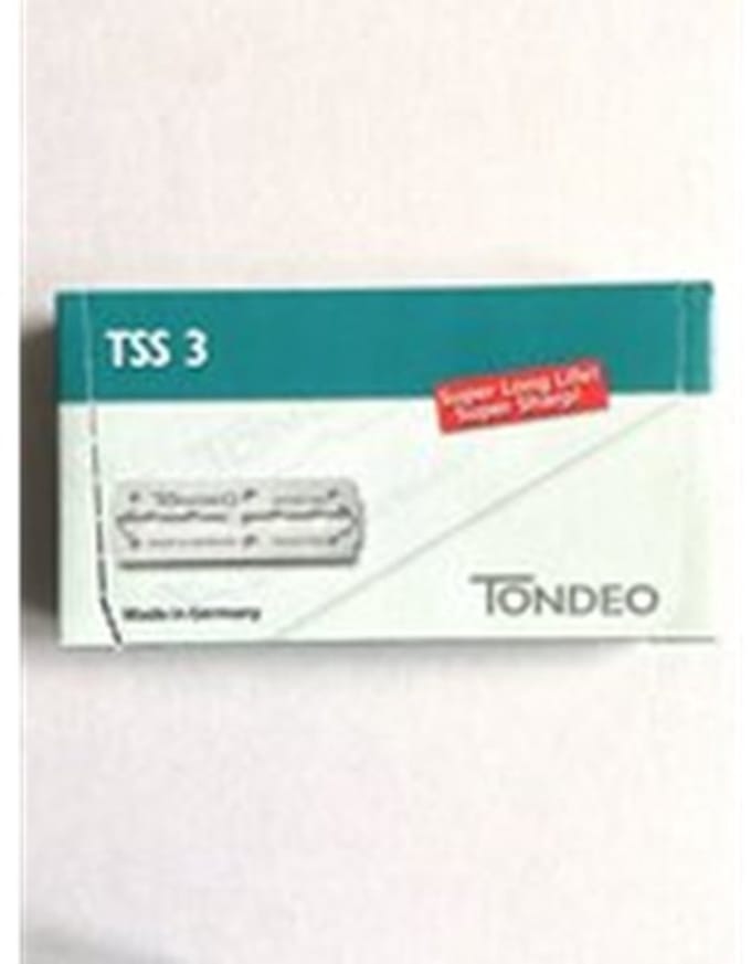 Tondeo TSS 3 Mesjes 10 Stuks