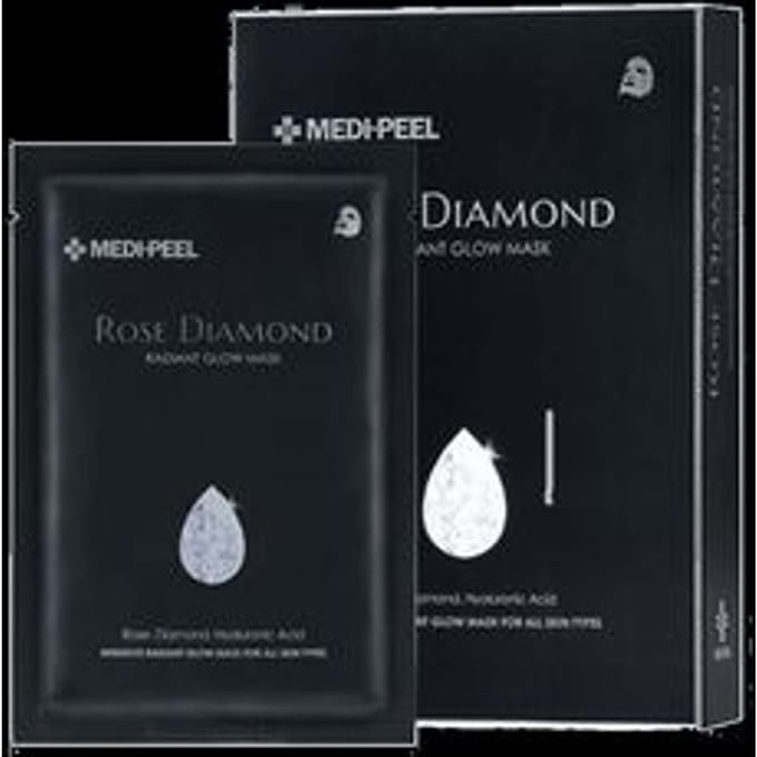 MEDI-PEEL Rose Diamond Radiant Glow Mask Set 10 stuks AUTHENTIEKE WINKEL
