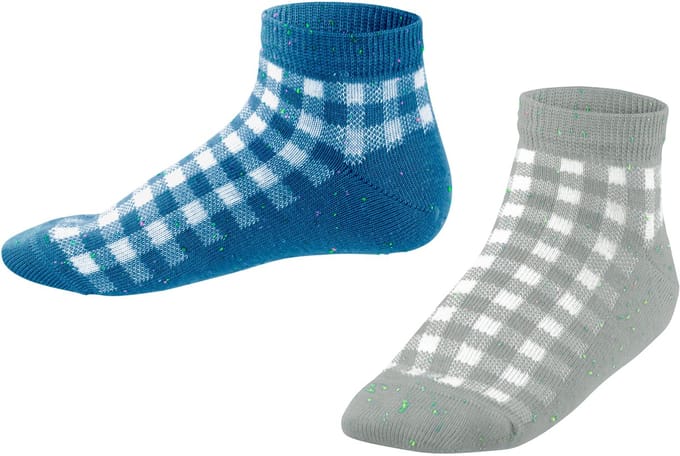 Esprit Sneakersokken Pixel Checks 2-Pack
