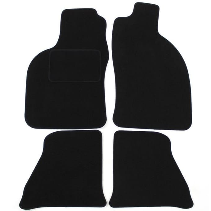 Tapis de sol - Saab - 9 3 - Velours noir - 4 pièces - Ajustement précis