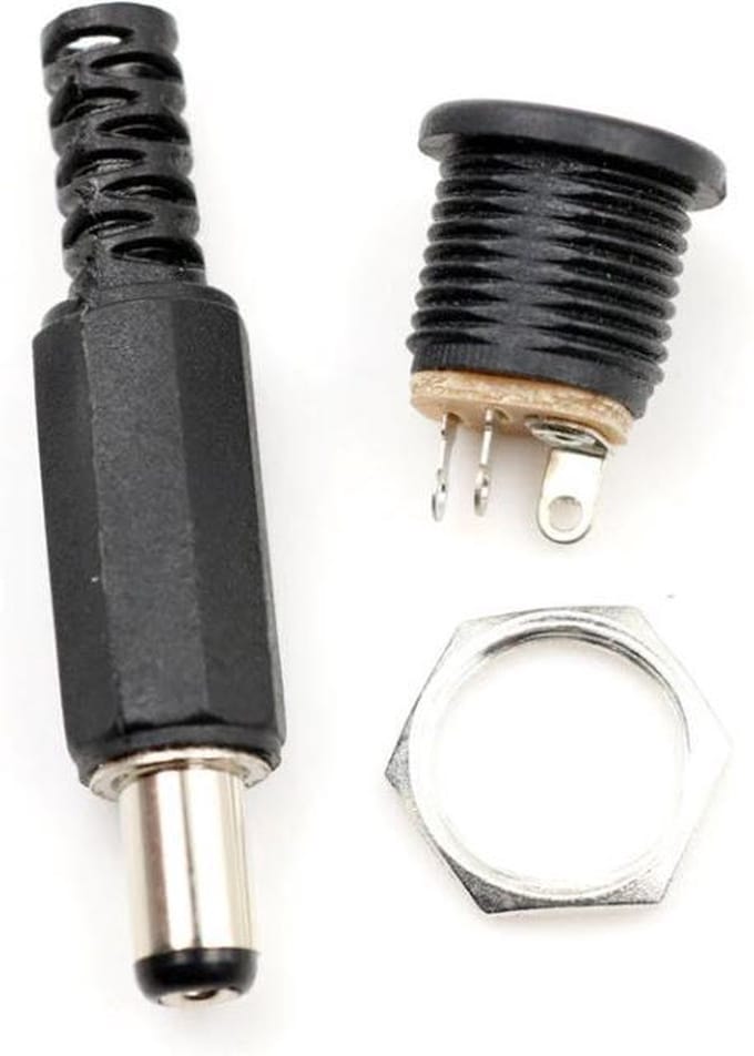 DC Stekker  Jack Socket Connector 1xSet, man en vrouw