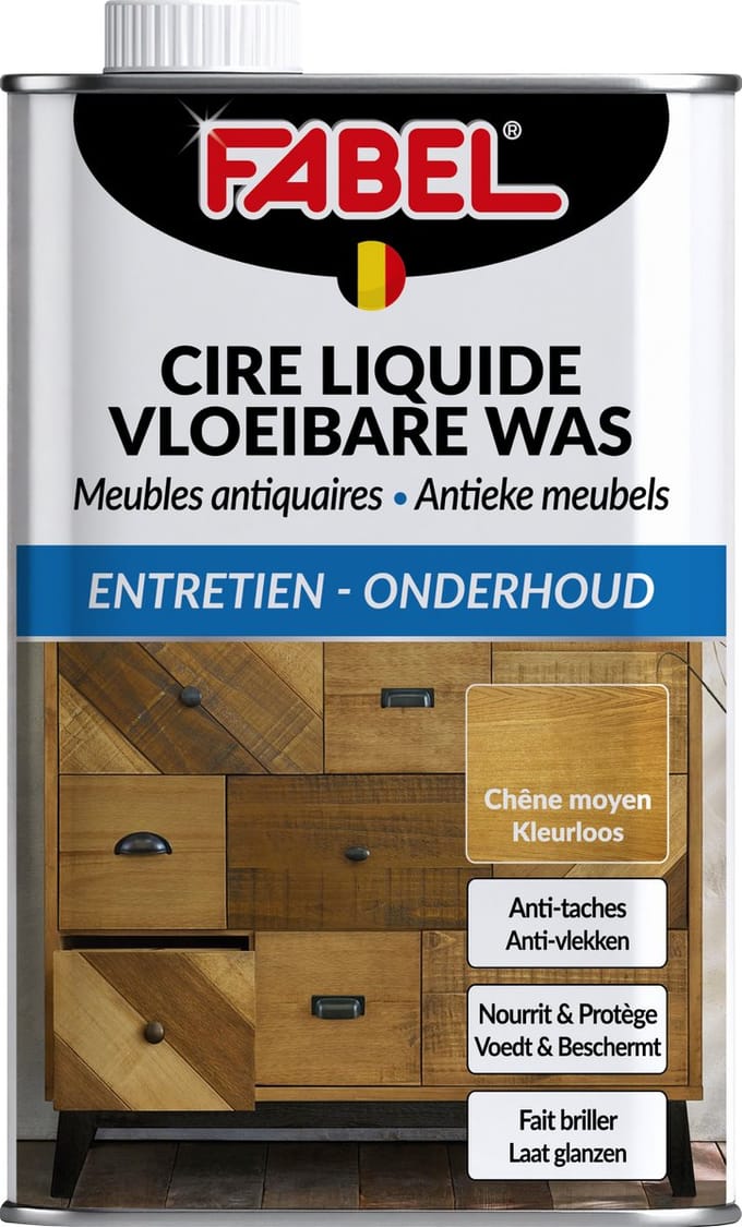 Fabel - Midden eik - Vloeibare was - 1L