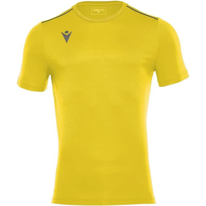 Macron Rigel Hero Shirt Korte Mouw Heren - Geel | Maat: L