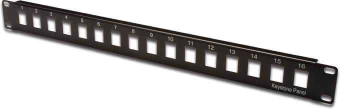 DIGITUS 16-Port Modular Patch Panel
