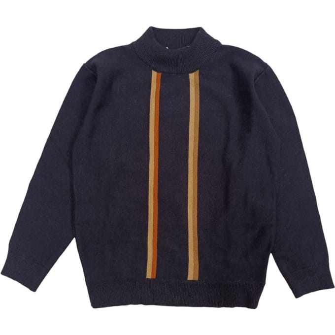 Emanuel Pris - Lupetto Blu/righe EMG7054B trui