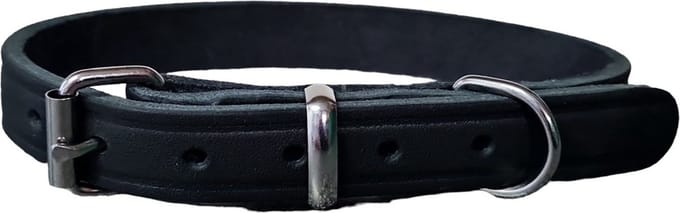 Schins Basic Halsband - Zwart - 35cm
