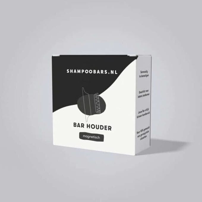 Shampoo Bar - Bar Houder - Magnetisch - Zwart