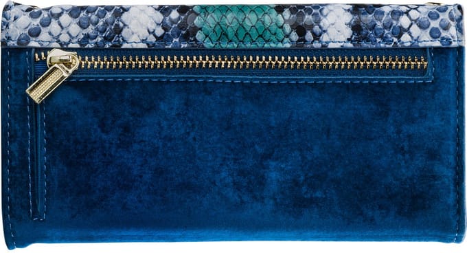 Mobilize Velvet Clutch for Apple iPhone XR Royal Blue Snake