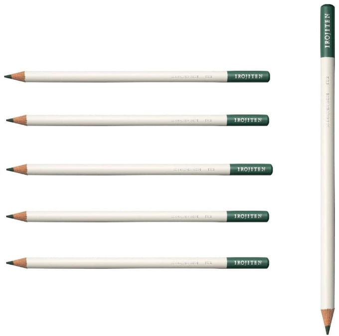 Tombow Irojiten - Kleurpotlood - EX3 - Scouring rush - Groen - 6 Stuks