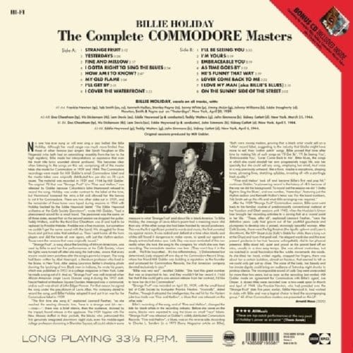 Complete Commodore Masters - Billie Holiday