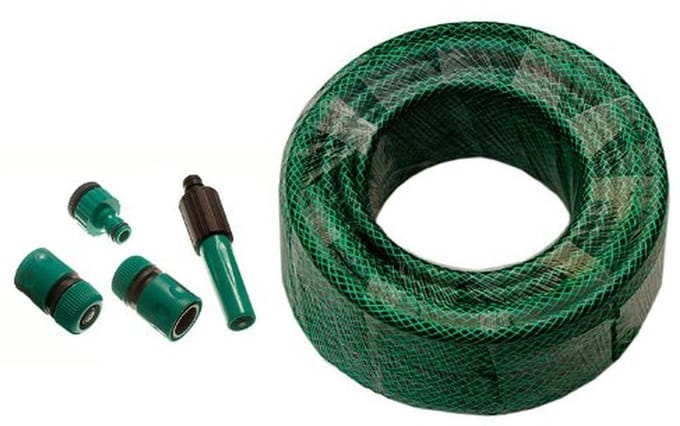 Groene Tuinslang met Compatibele Fittingen 25M - Professionele Tuinaccessoires