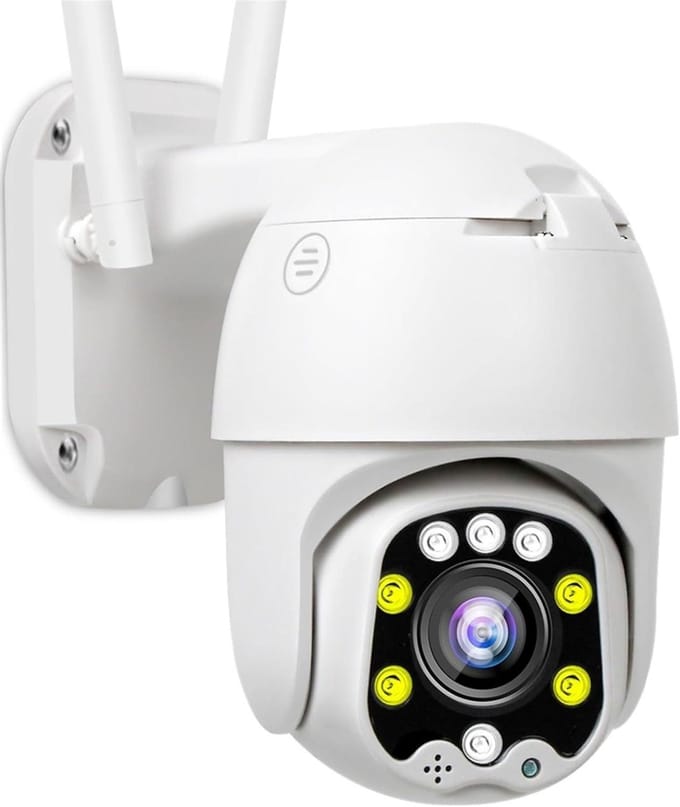 Beveiligingscamera - IP Camera - Buiten Bewaken - 5x Optische Zoom - 5MP HD - Wit