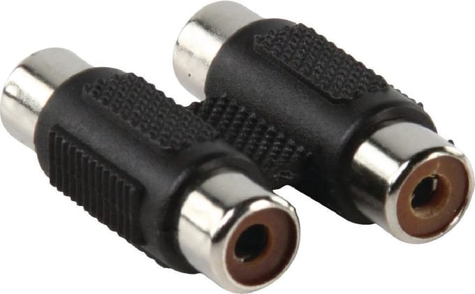 Tulp stereo audio koppelstuk