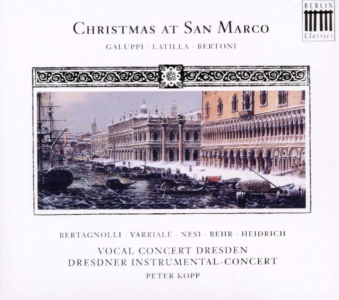 Vocal & Instrumental Concert Dresden - Christmas At San Marco (CD)