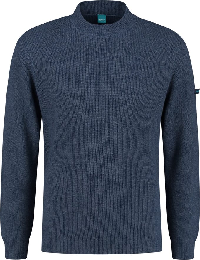 District Indigo Trui Mockneck Blauw (7.12.505.510 - 013)