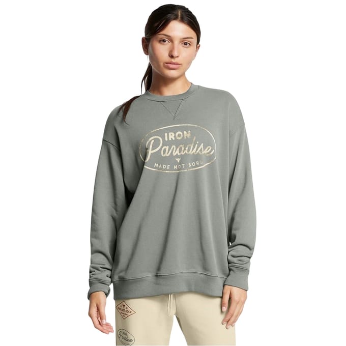 Under Armour Dames/Dames Project Rock Relaxed Fit Sweatshirt (Groen)