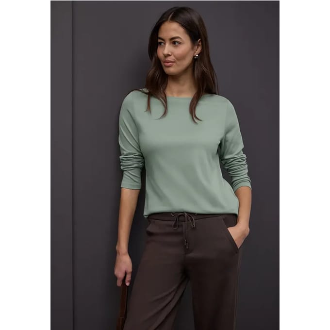 Shirt in effen kleur