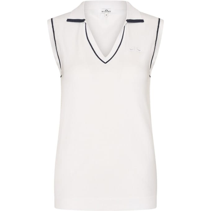 HV Society Knitted polo hvskiara